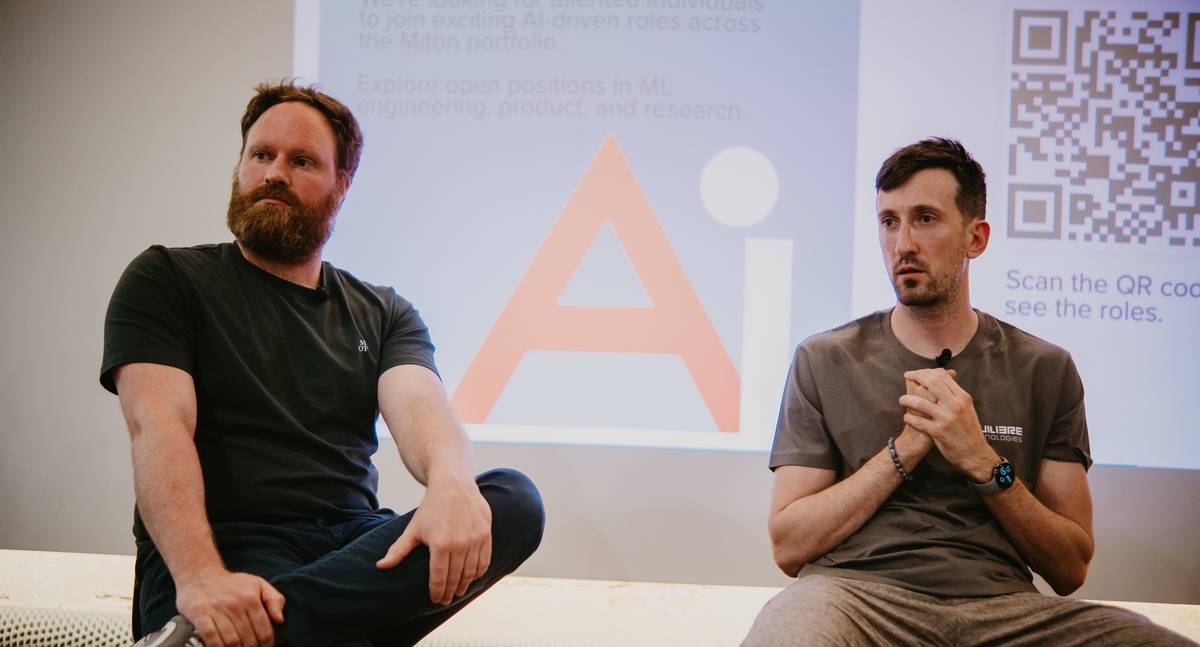 Tomáš Gogár and Martin Schmidt at Miton AI Times
