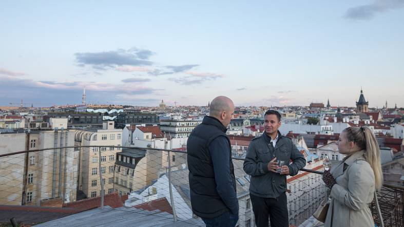 Miton founders dinner na střeše WeWorku 10