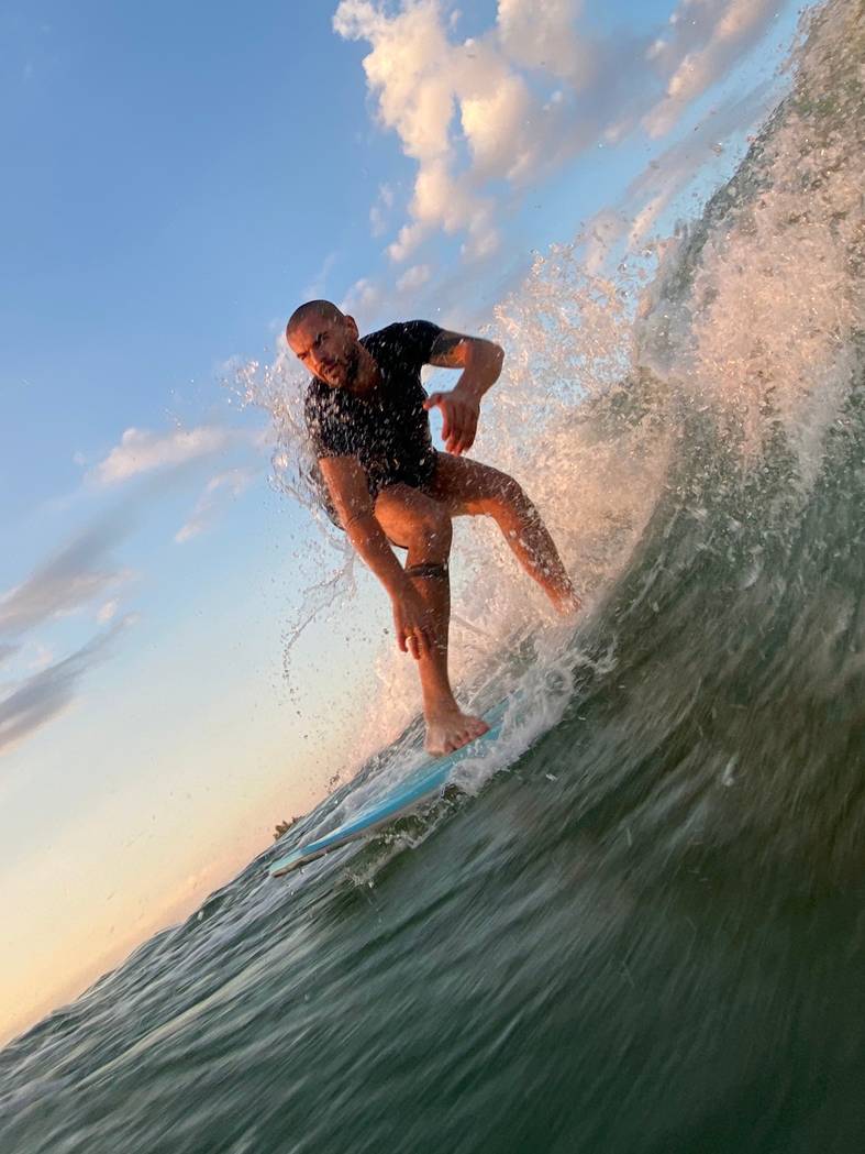 Tomáš Jiroušek na surfu